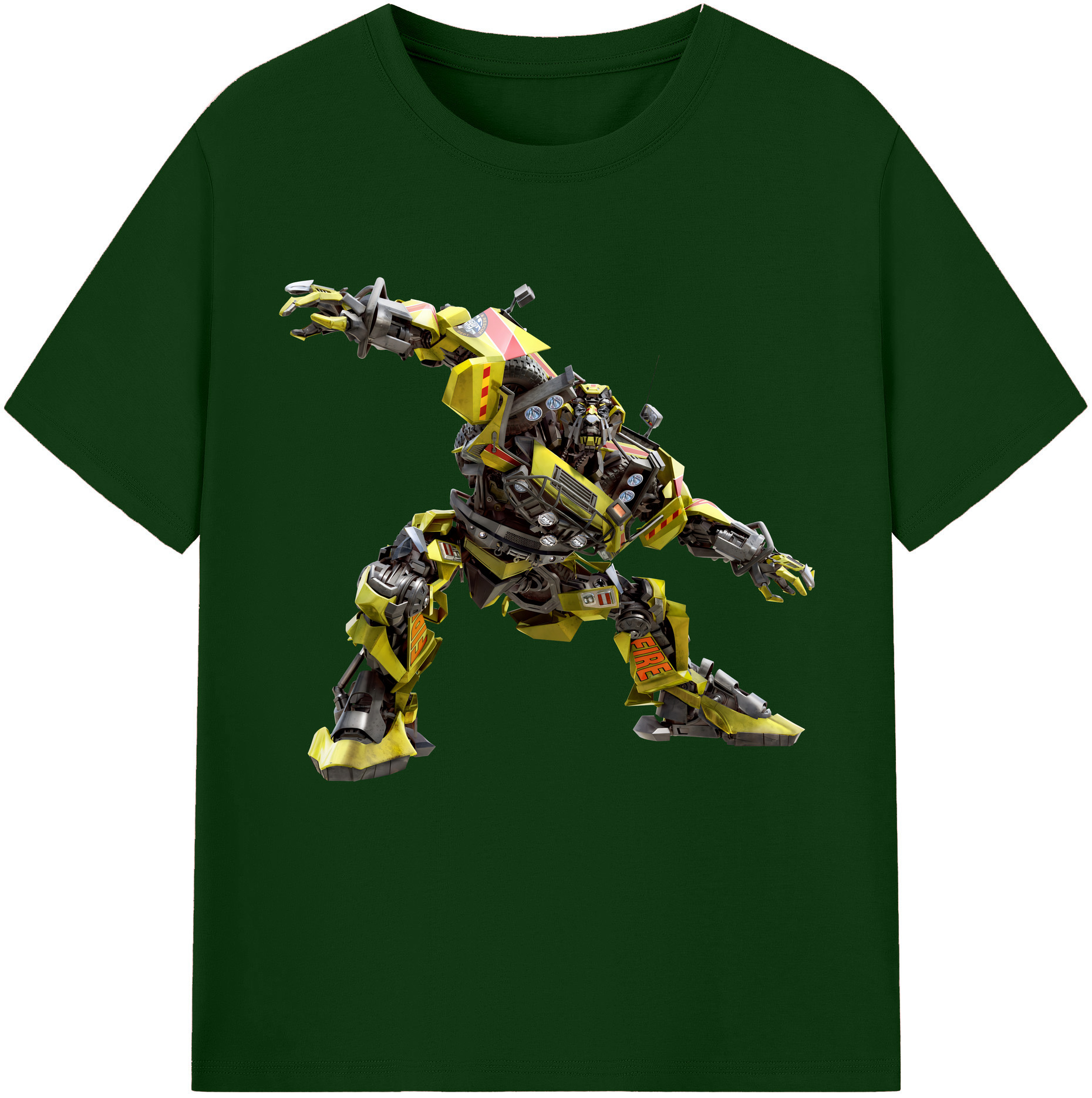 （画像用） Transformers トランスフォーマー 綿100％半袖Tシャツ（フロントプリント）